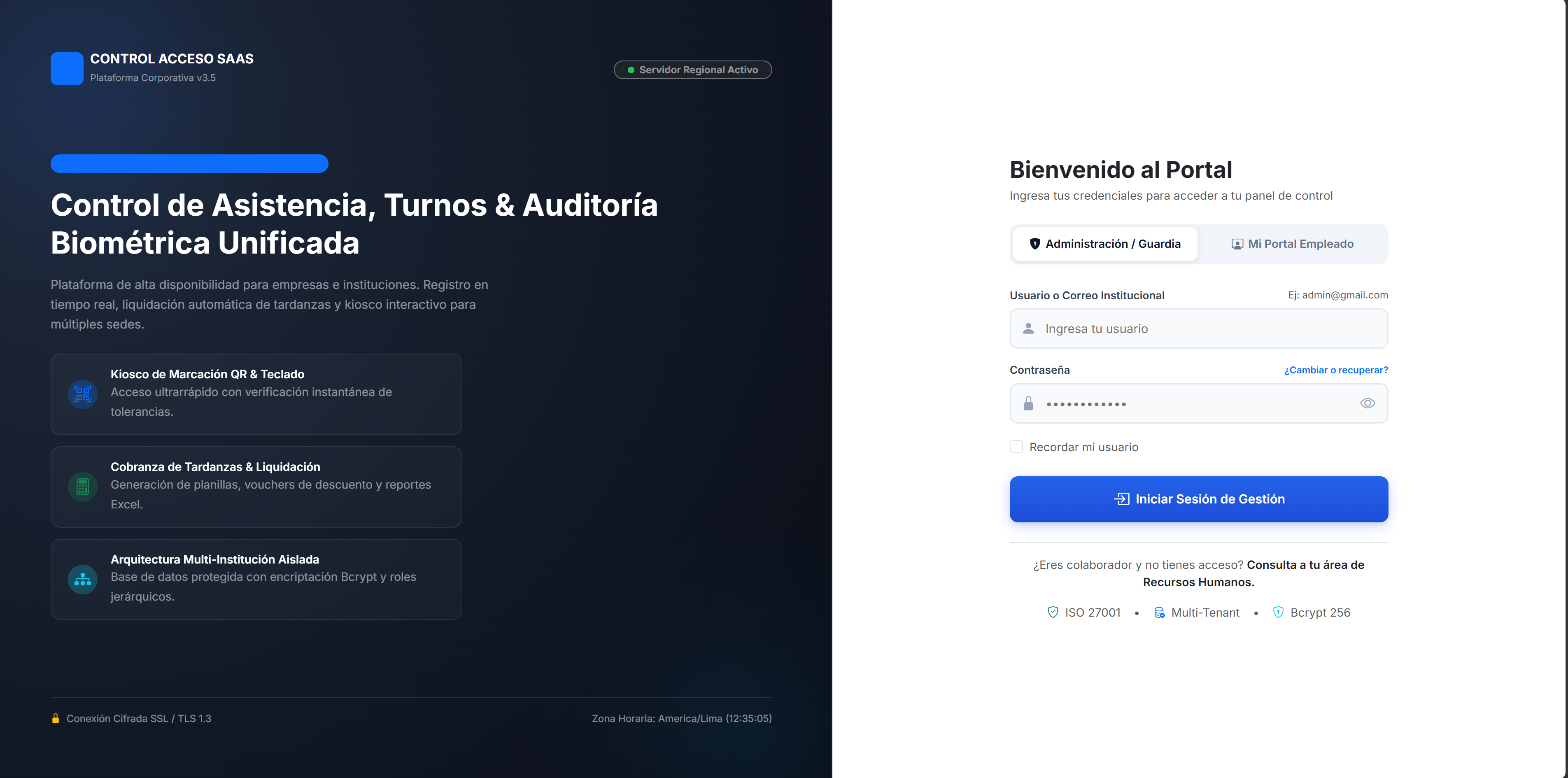 Control de asistencias y tareo multisede - p05.tecnovasistemas.com